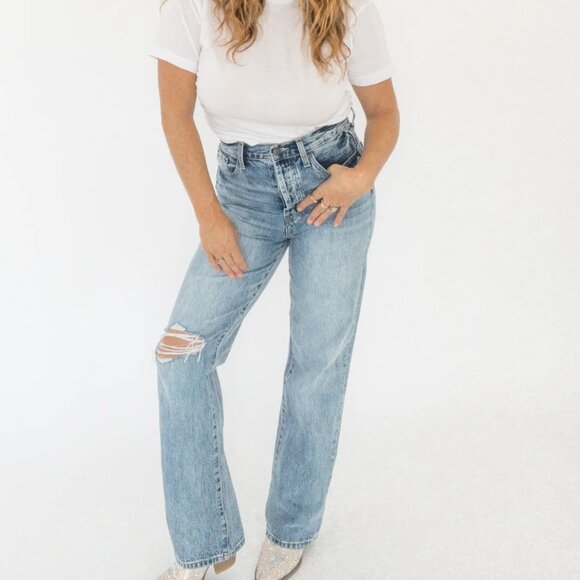 Pistola Cassie Super High Rise Straight in Play Day 26 - Picture 6 of 16